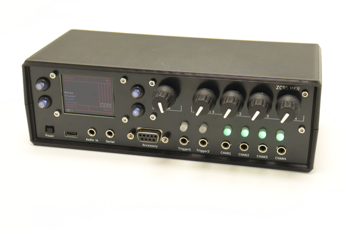 ZC95 MKII – Gerät mit Display und Bedienelementen